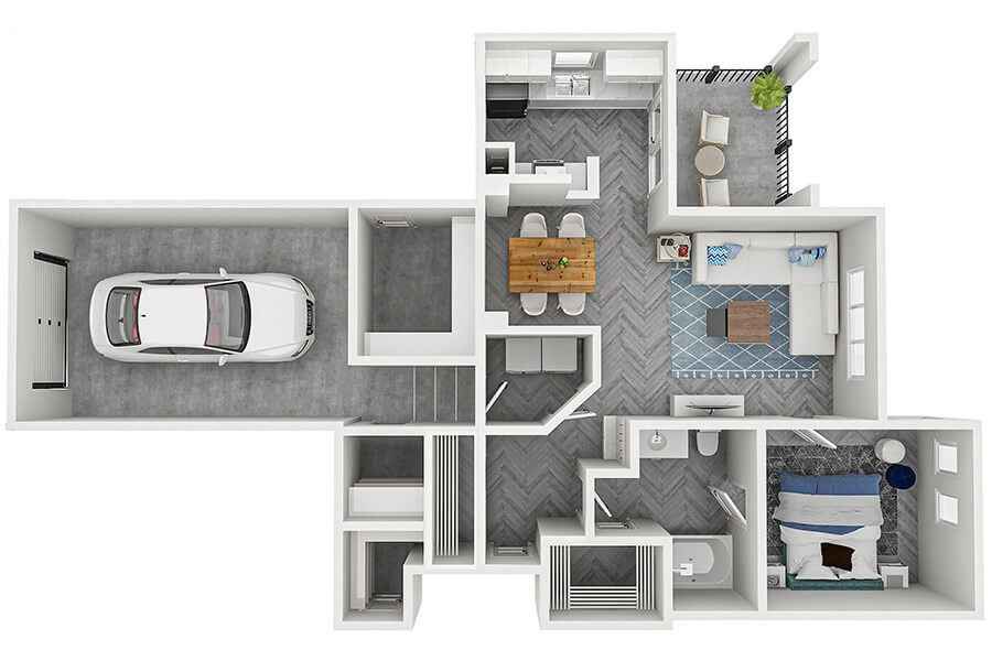 Floorplan Garland (Unit A3G)