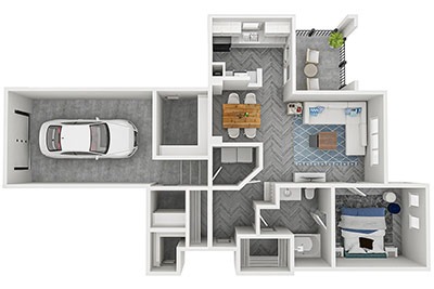 Floorplan Garland (Unit A1)