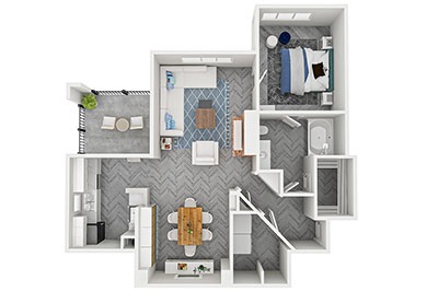 Floorplan Garland (Unit A1)