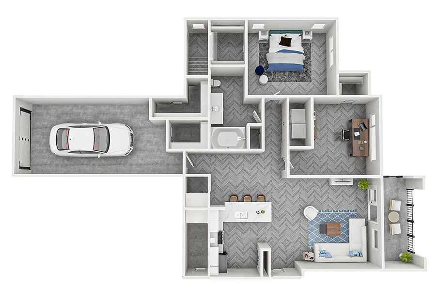 Floorplan Garland (Unit A6A)