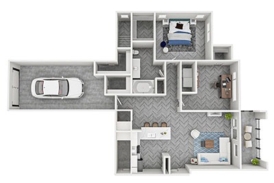 Floorplan Garland (Unit A6)