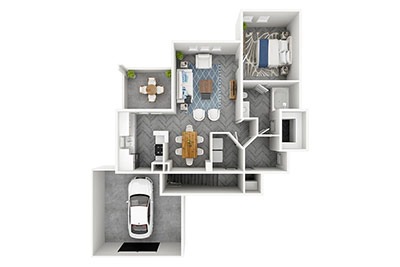 Floorplan Garland (Unit A1)