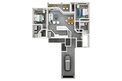 Floorplan Garland (Unit B1AG)