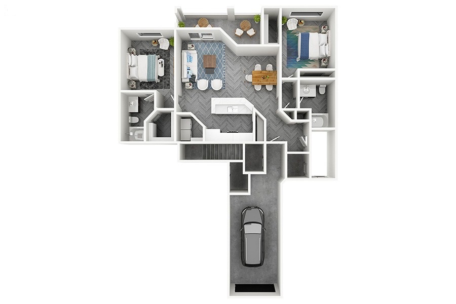 Floorplan Garland (Unit B1G)