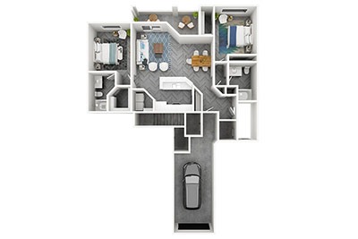 Floorplan Garland (Unit A6)