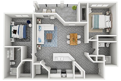 Floorplan Garland (Unit B1AG)