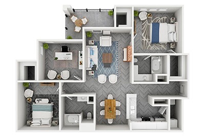 Floorplan Garland (Unit A6)