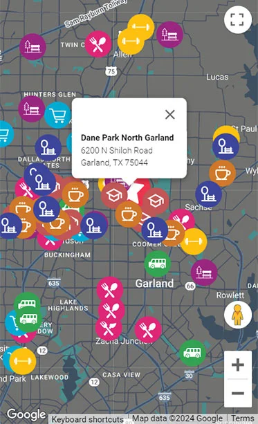 Mobile map image